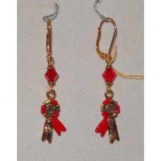 Hundutställning Prisrosett Örhängen nr e17167