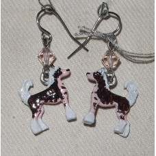 Chinese Crested Örhängen nr e17176