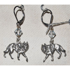 Varg Örhängen nr e18051 - Vargpar