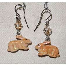 Kanin Viltgul Örhängen nr e19005