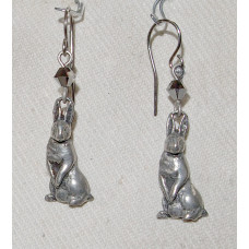 Kanin på Bakbenen Örhängen nr e19009