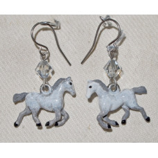 Horse  Galopping Earrings No. e19099