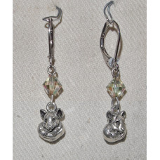 Chinchilla Huvud Örhängen nr e19103