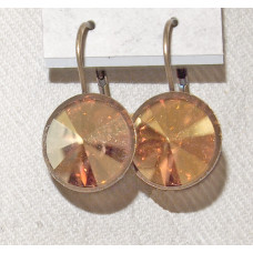 Rivoli Crystal Metallic Sunshine Örhängen nr e20023 - Gyllene Kristall