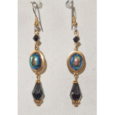 Cabochon with Drop Earrings No. e20024