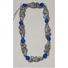 Mermaids with Blue Crystal Bracelet No. m14088