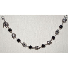 Dödskallar med Rosor Armband nr m14105