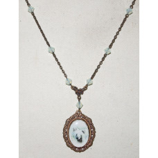 Chinese Crested i Glaskamé Halsband nr n11108