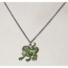 Ödla Hänge nr n11176 - Handmålad Leguan