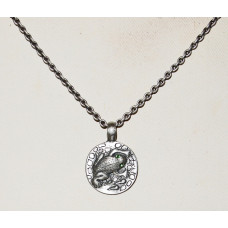 Frog with Tadpoles Necklace No. n12059