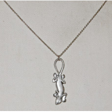 Ödla Hängsmycke nr n12190 - Gecko med Kristall