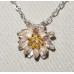 Water Lily Yellow in Vermeil Necklace No. n16025