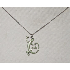 Ödla Hänge nr n16095 - Handmålad Grön