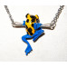 Frog Yellow-banded Poison Dart on branch Necklace No. n16150