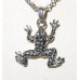 Frog Northern Leopard Frog Necklace No. n16305