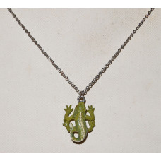 Ödla Hänge nr n16333 - Handmålad Leguan