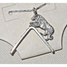 Border Collie Agility Hängsmycke nr n15008 A-hinder