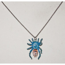 Spindel Hängsmycke nr n16501 - Handmålad Fågelspindel Tarantel