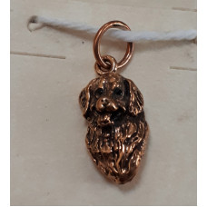 Nova Scotia Duck Tolling Retriever Hänge nr n17199 - Tollare i Brons