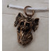 Chinese Crested Dog Hänge nr n17201 i Brons