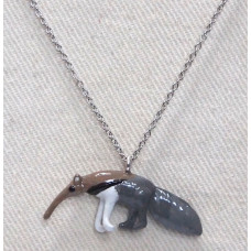 Anteater handpainted Necklace no n17252