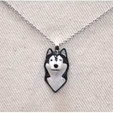 Siberian Husky Huvud Hängsmycke nr n17269