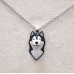 Siberian Husky Huvud Hängsmycke nr n17269
