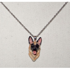 Schäfer Handmålat Hängsmycke nr n17270 - hängsmycke med kedja