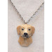 Labrador Head 3-D Handpainted Necklace No. n17116