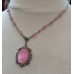 Pink Shell with Crystal Necklace No. n21001