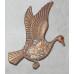 Goose with Glass Opal Brooch No. b06074