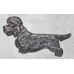 Dandie Dinmont Terrier Standing Brooch No. b11040