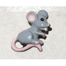 Mouse Handpainted Brooch No. b12014