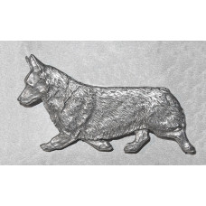 Welsh Corgi Pembroke Travande Brosch nr b12022