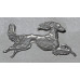 Saluki Hoppande Brosch nr b16002