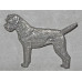Border Terrier Standing Brooch No. b16005