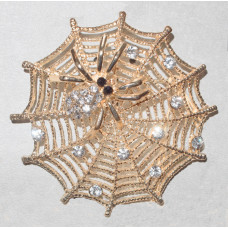 Spider Web with Spider Brooch No. b16012
