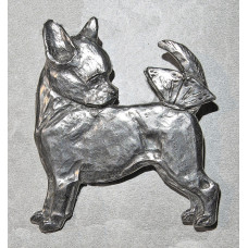 Chihuahua Short Haired Standing Brooch No. b17012