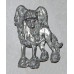 Chinese Crested Princess Standing Brooch No. b18004