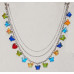 Butterflies and Hearts in a Cascade of Colors Jewelery Set No. s15007