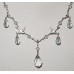 Swallows with Light Blue Crystals Jewelery Set No. s19016